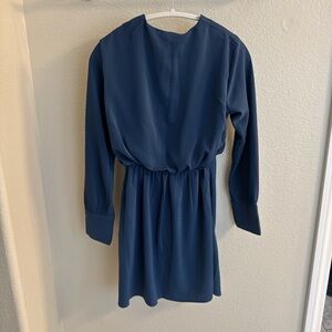 Abercrombie & Fitch Navy Long Sleeve Dress